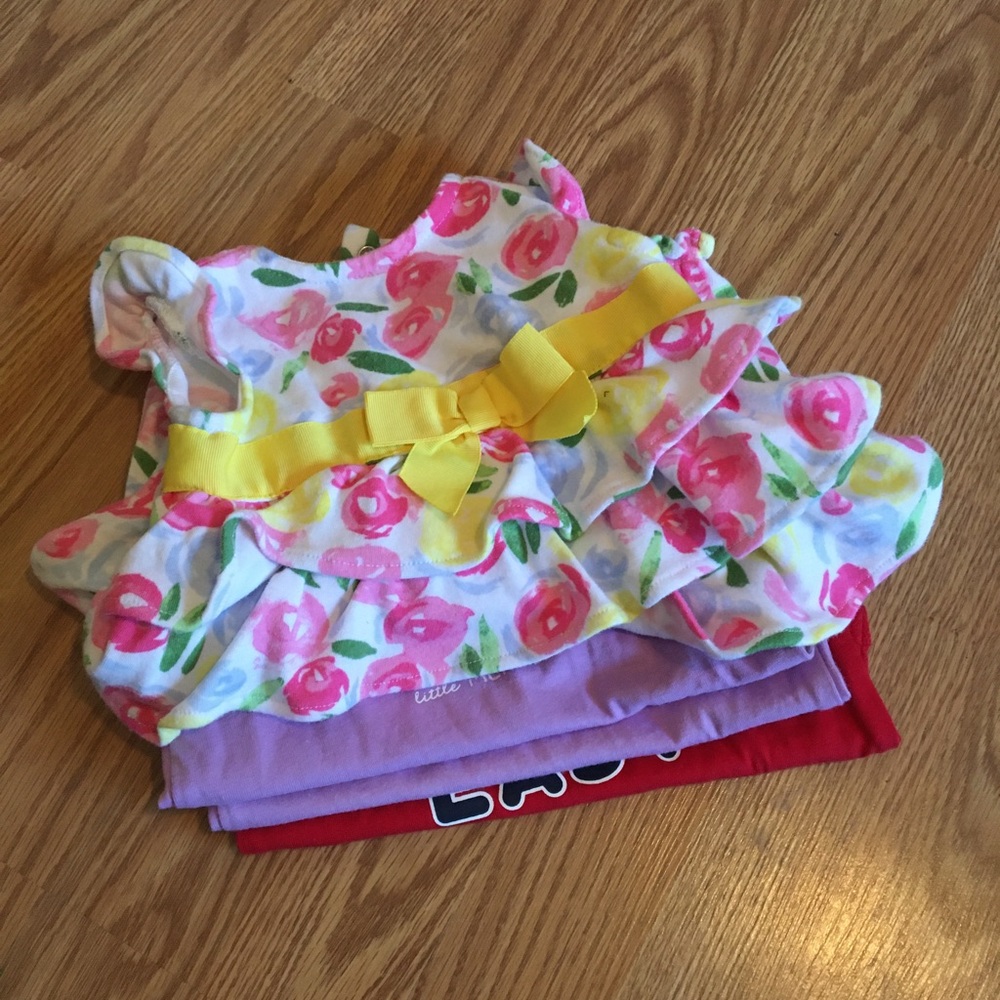 Bundle 4p. clothes for baby girl size 3-6M
